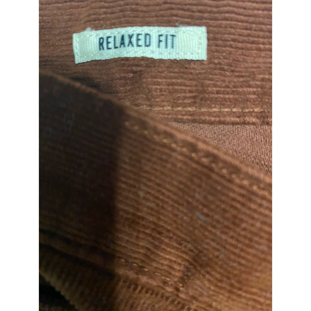 Todd Snyder Men's 34x34 Relaxed Fit Corduroy Pants Brown Chino Style 5-Pocket - Picture 3 of 7